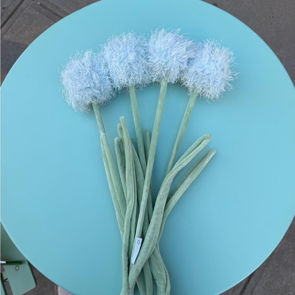 CJ Hendry Blue PomPom Flowers (4)
